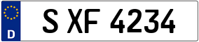 Truck License Plate